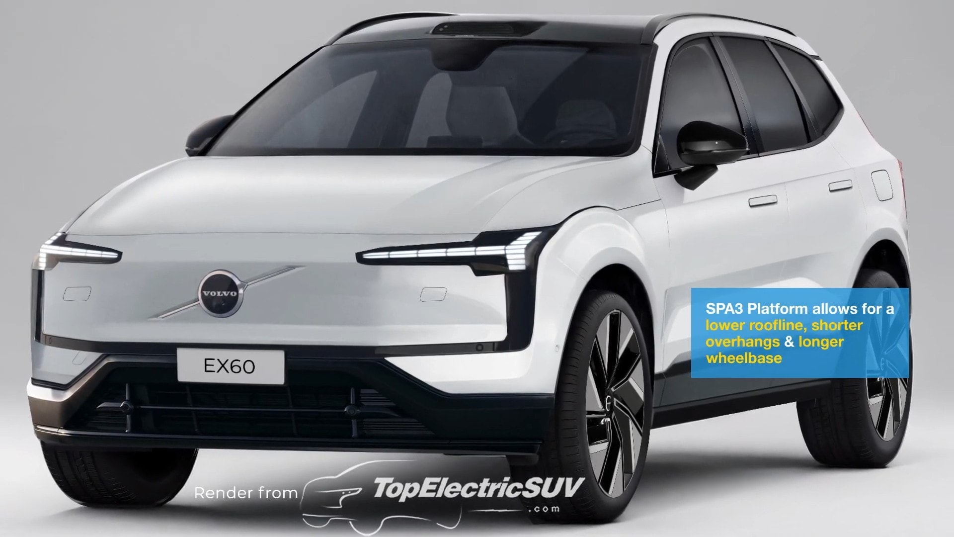 First Ever 2026 Volvo EX60 Mid Size Crossover What To Expect From The